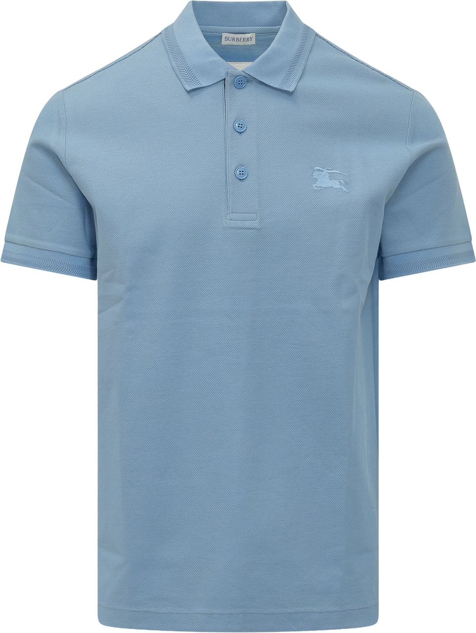 Burberry Polo Eddie EKD a Maniche Corte Lichtblauw