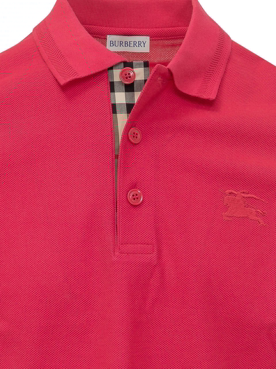 Burberry Polo Eddie EKD a Maniche Corte Roze