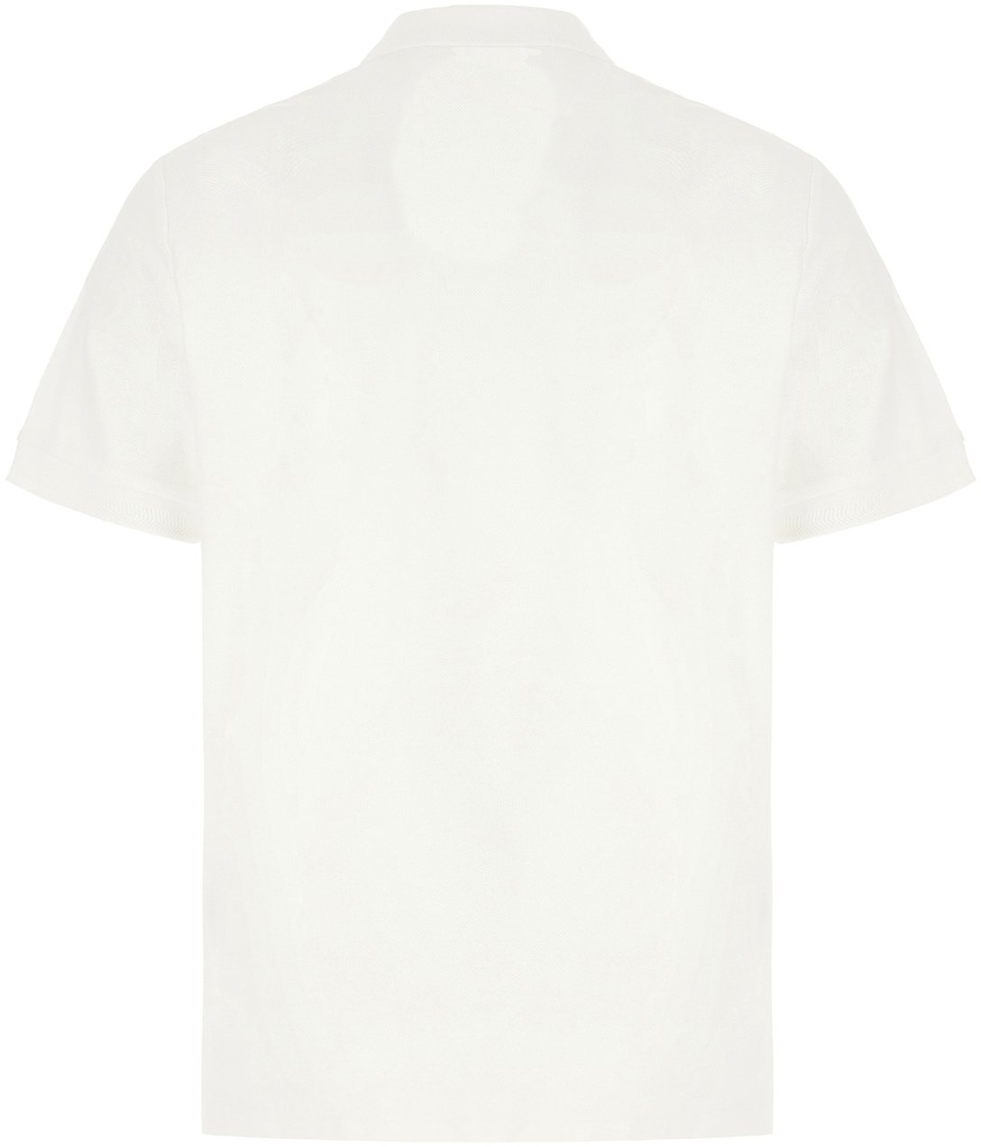 Burberry White piquet polo shirt Wit