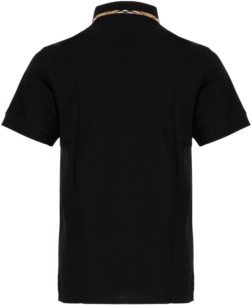 Burberry Burberry Black piquet polo shirt Zwart