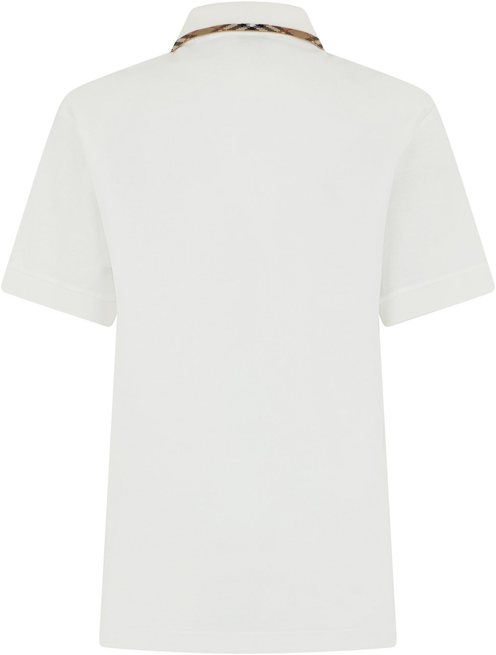 Burberry Cotton polo with short sleeves Wit