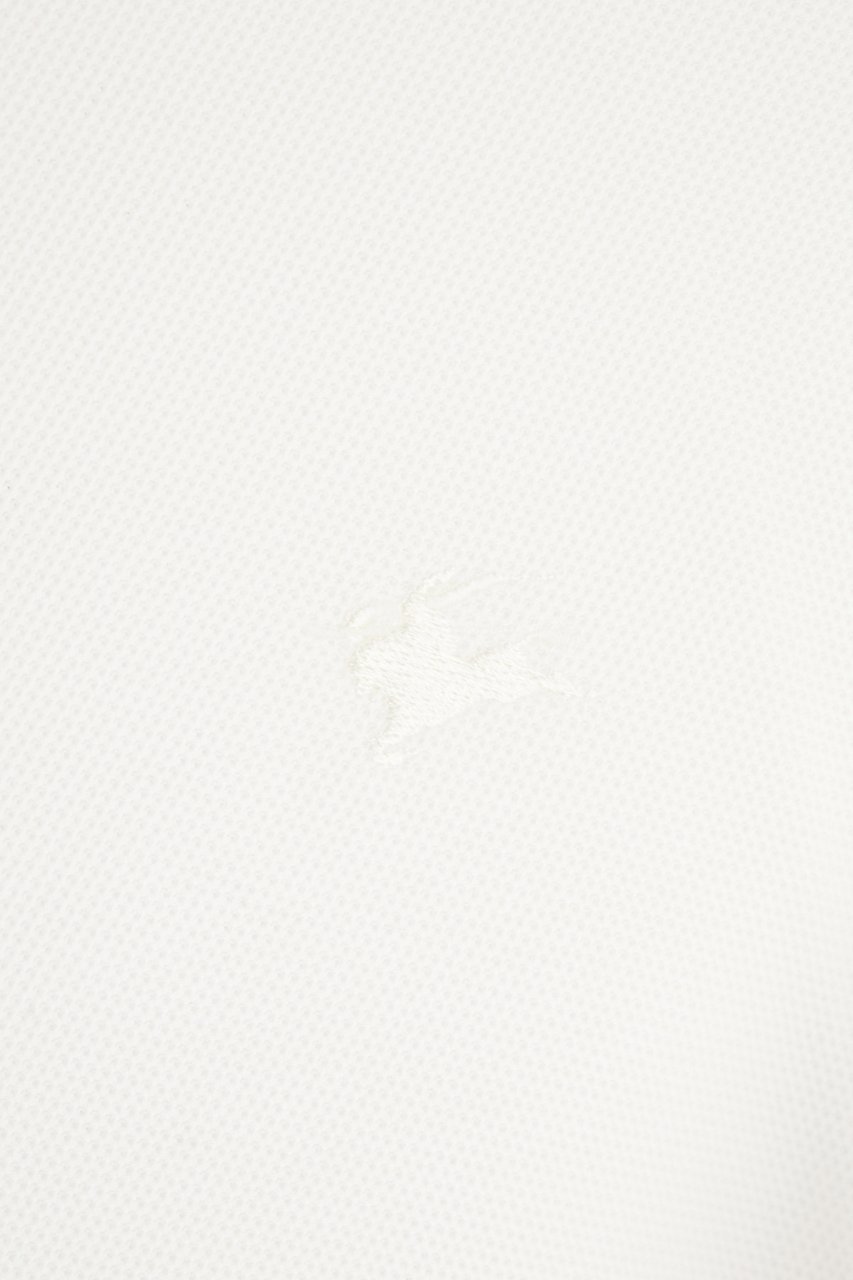 Burberry Burberry White piquet polo shirt Wit