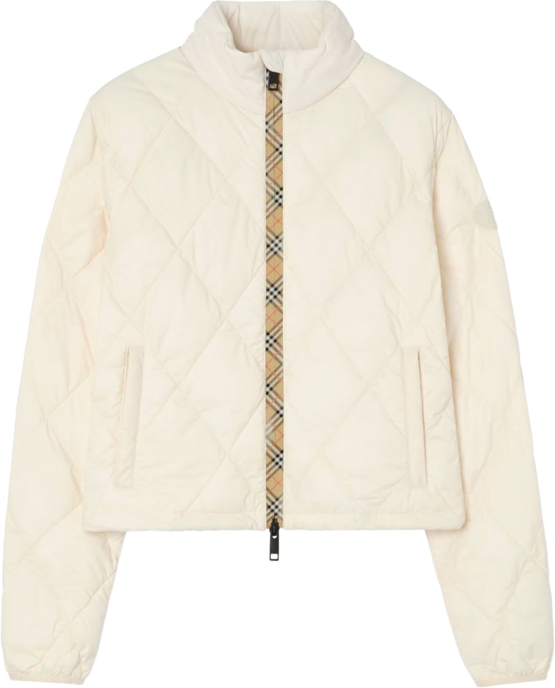 Burberry Coats White Wit