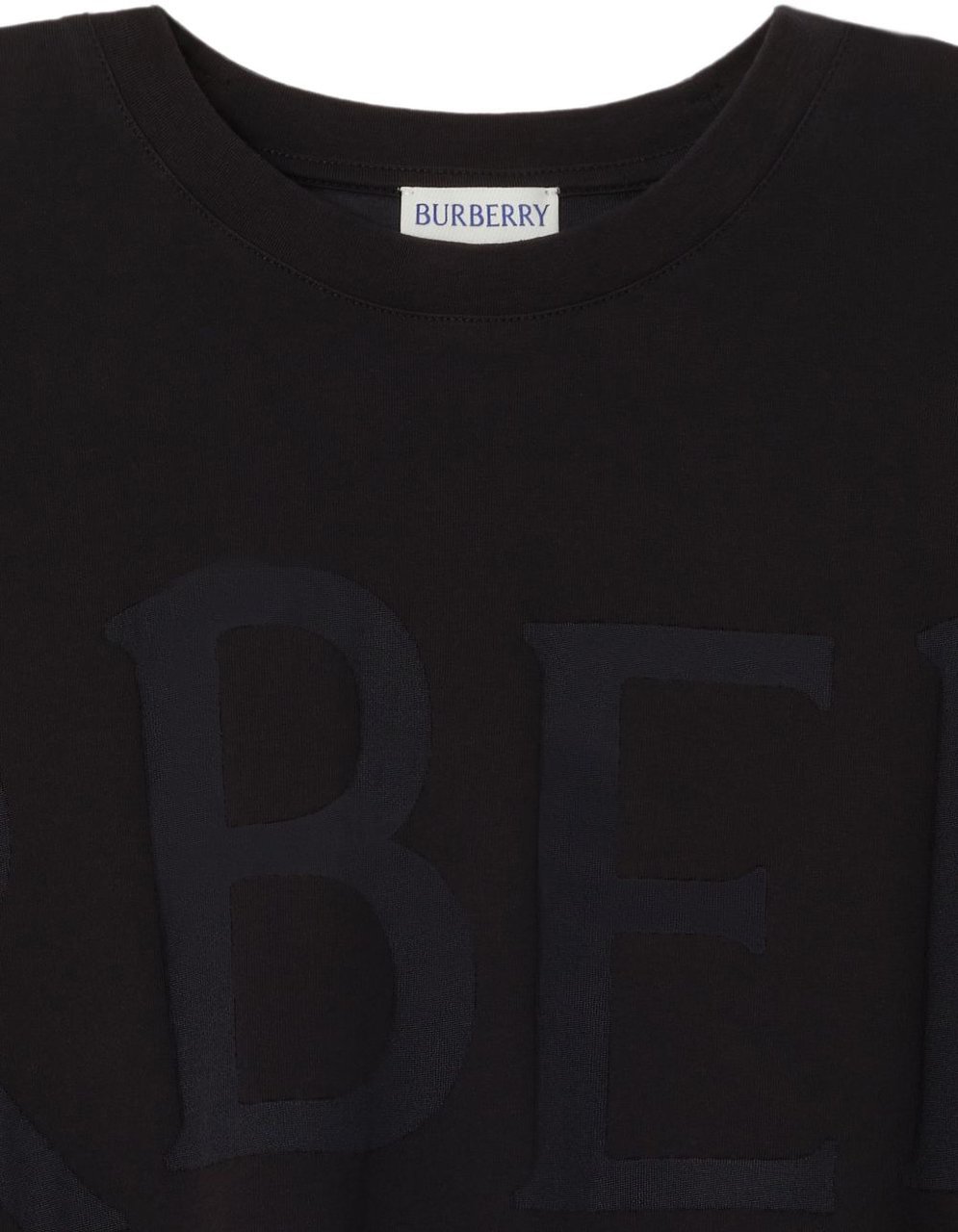 Burberry T-Shirts And Polos Black Zwart