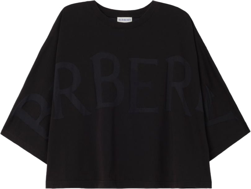 Burberry T-Shirts And Polos Black Zwart