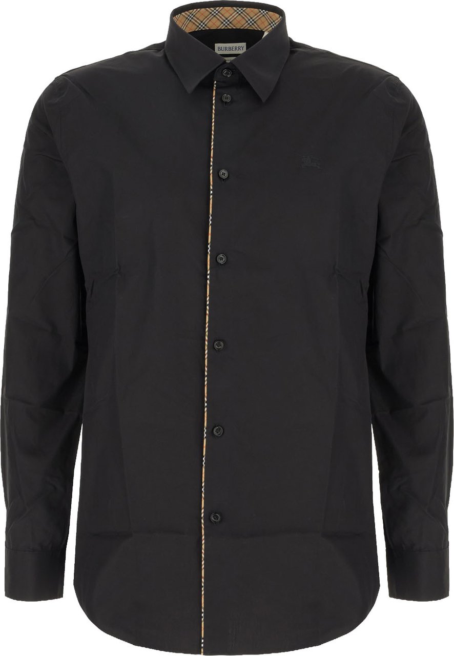 Burberry Shirts Black Zwart