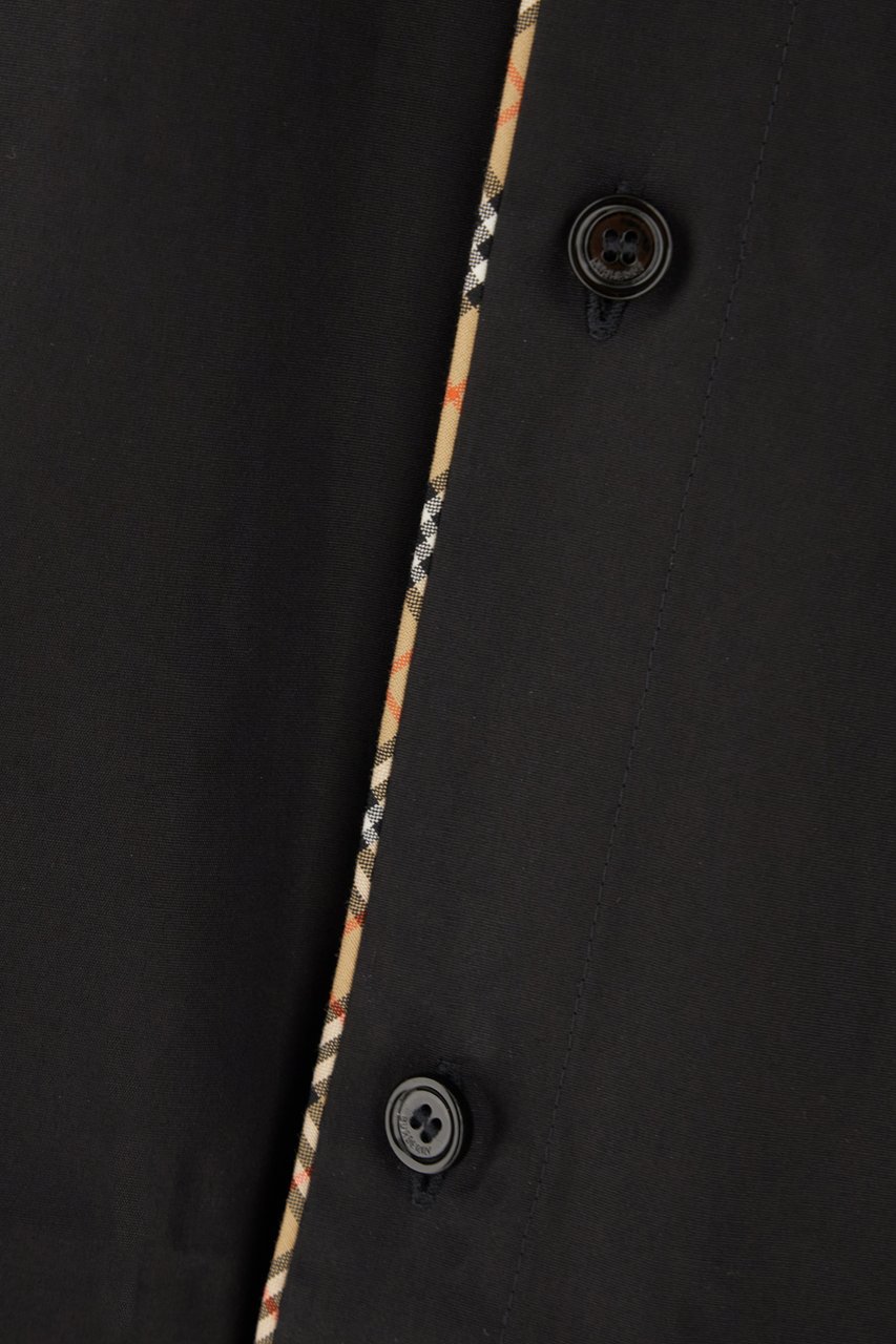 Burberry Shirts Black Zwart