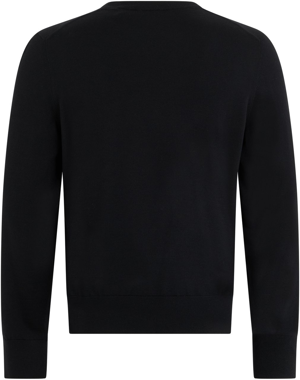Burberry Crewneck sweater in wool Zwart