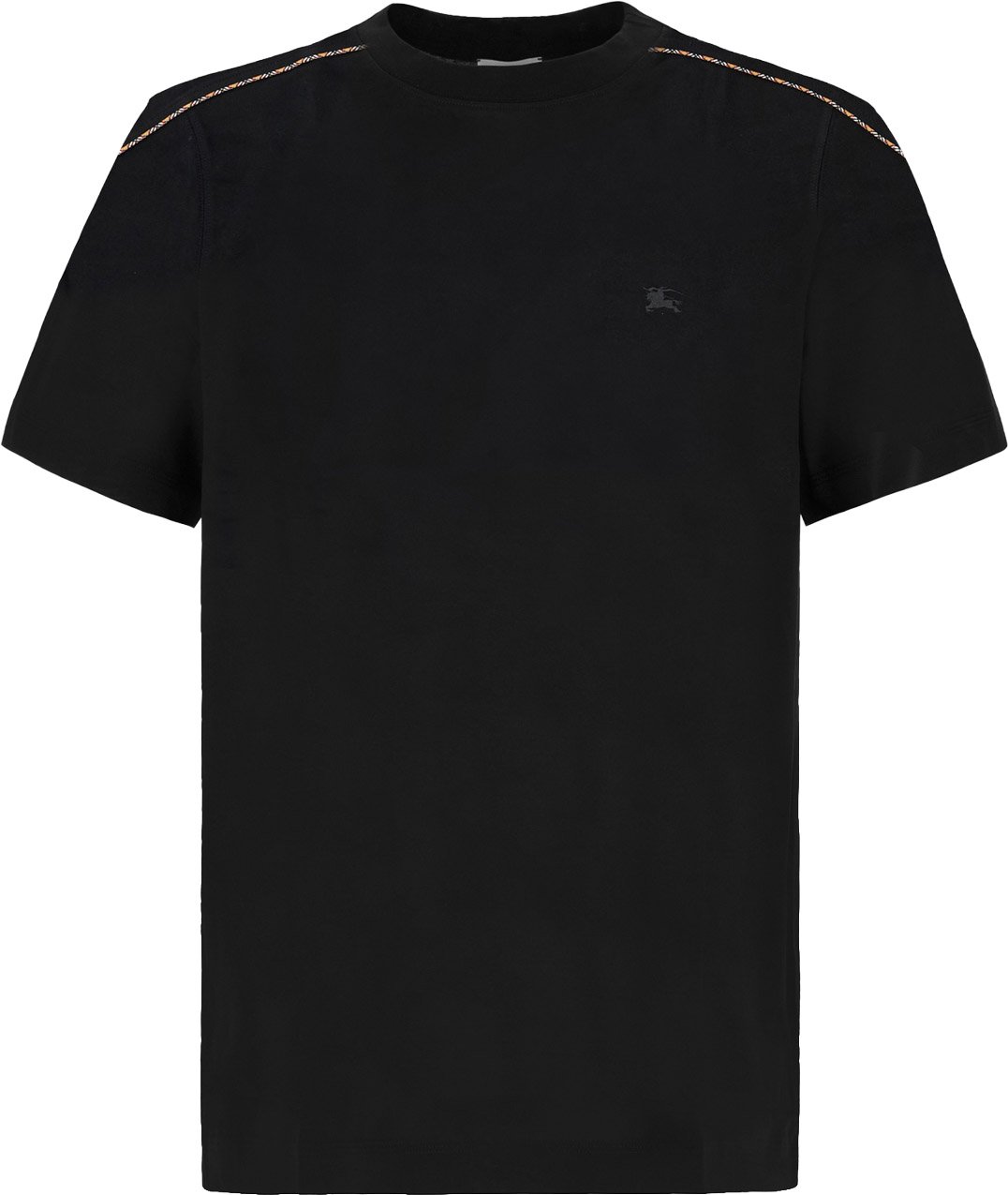 Burberry Black cotton t-shirt Zwart