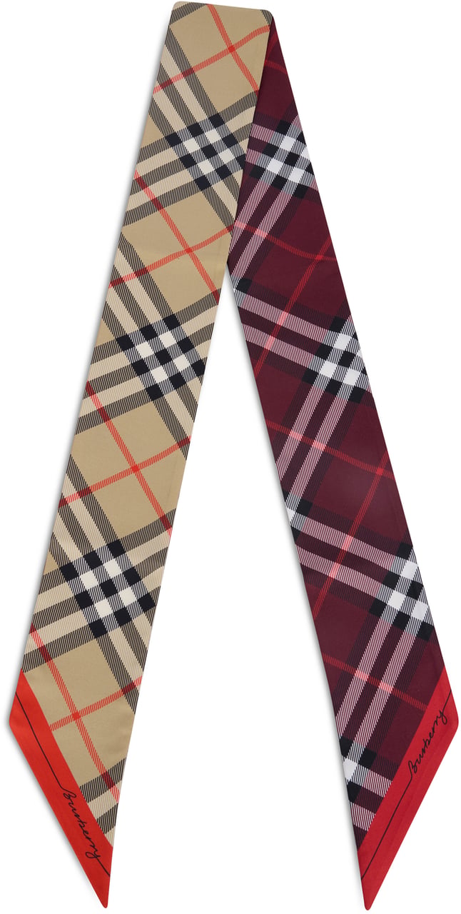 Burberry Scarf with tartan pattern Beige
