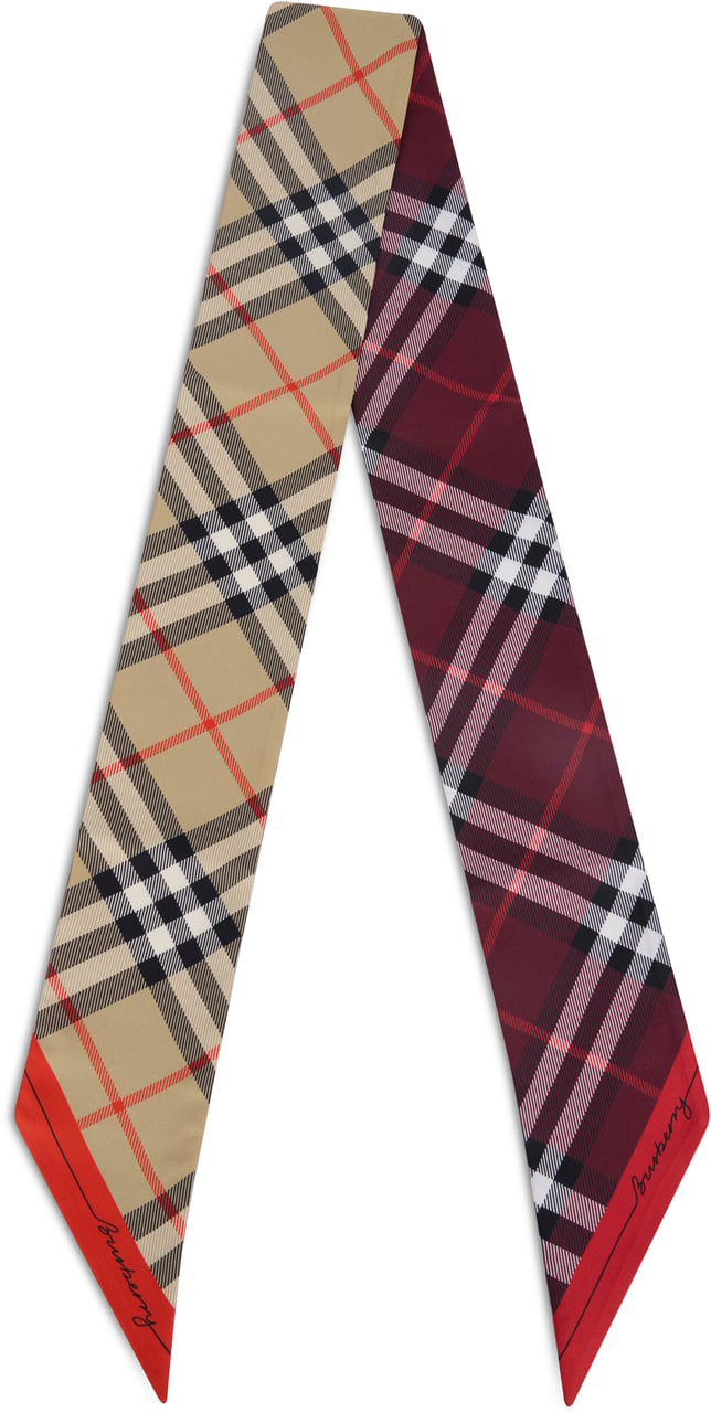 Burberry Scarf with tartan pattern Beige