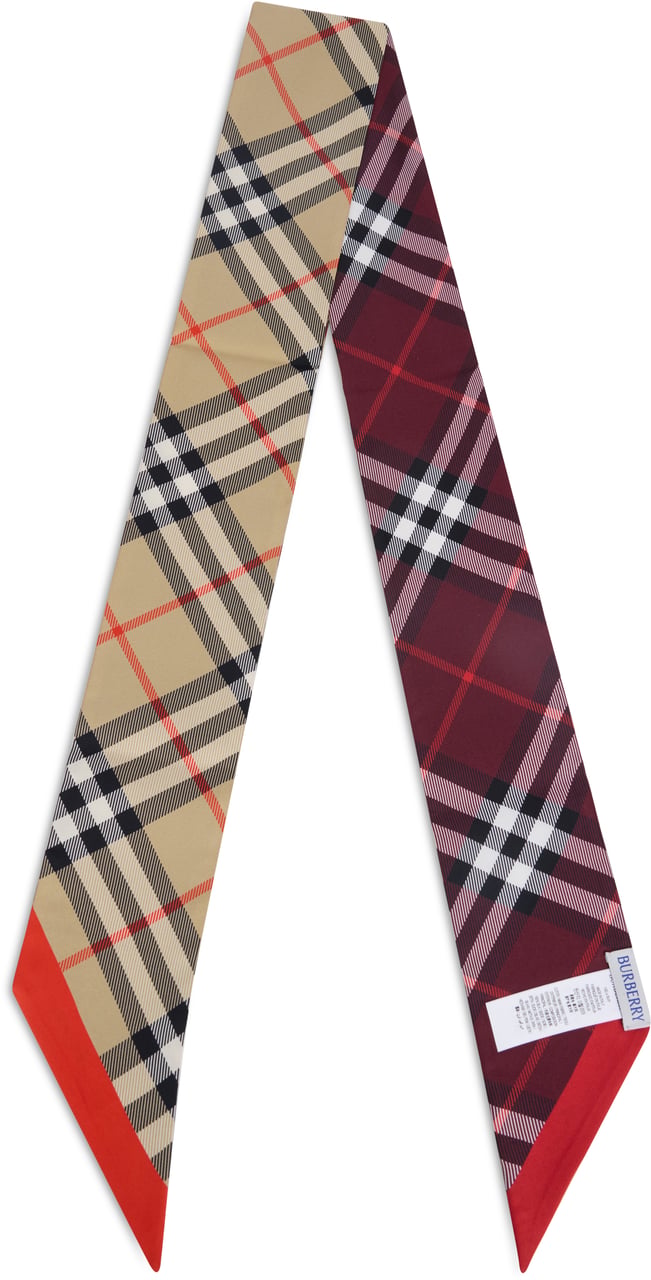 Burberry Scarf with tartan pattern Beige