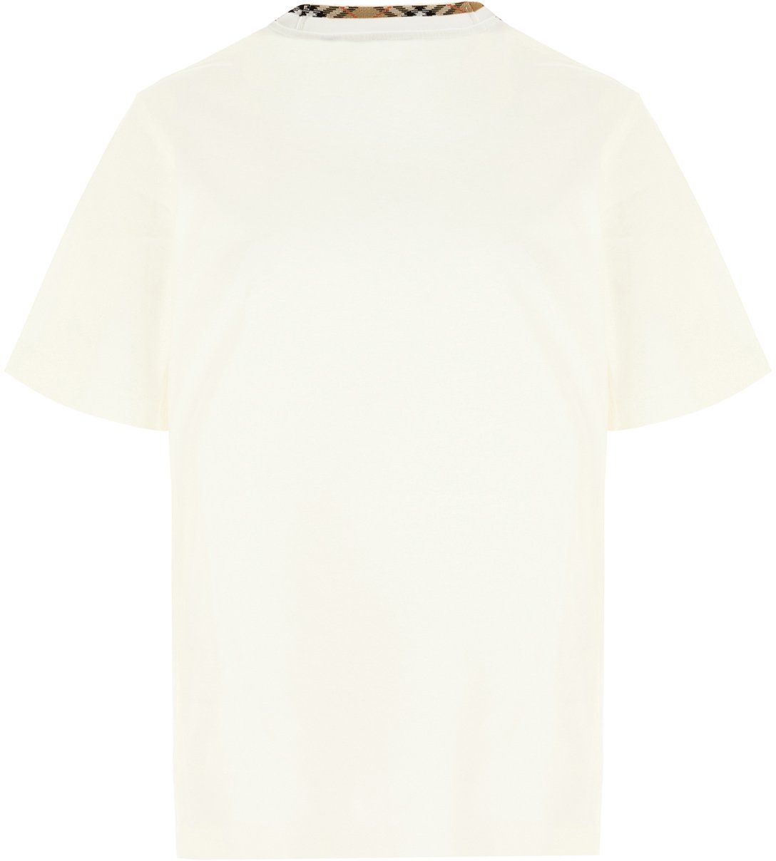 Burberry Ivory cotton t-shirt Wit