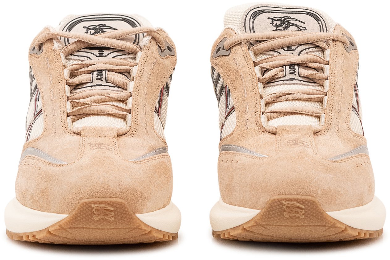 Burberry Eclipse Runner Sneaker con Pannelli Beige