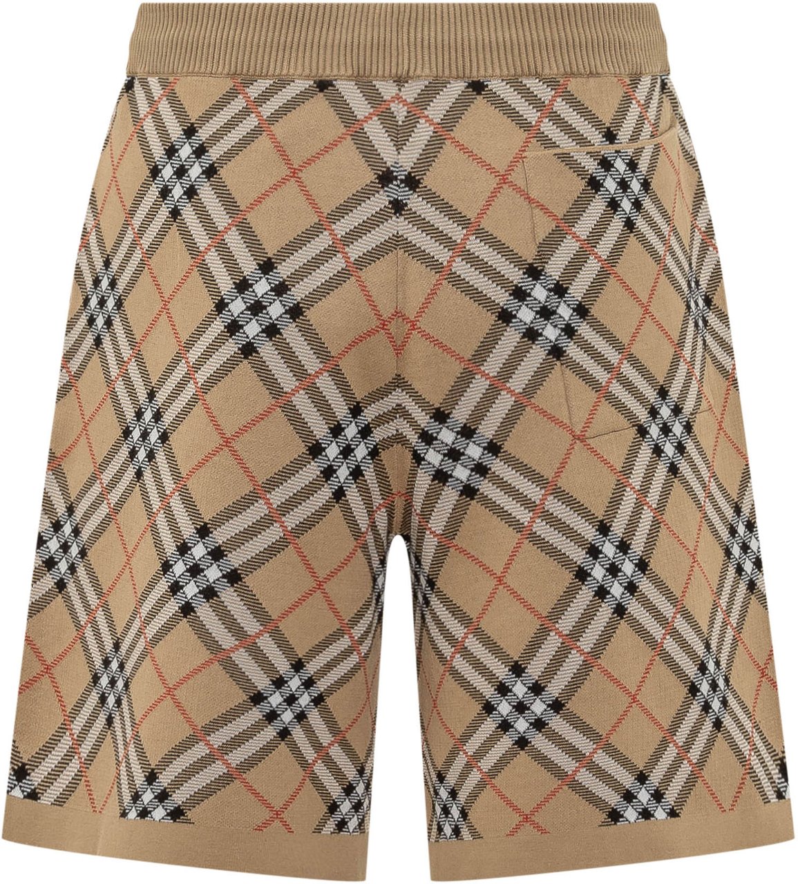 Burberry Shorts Gawain con Motivo Check Beige