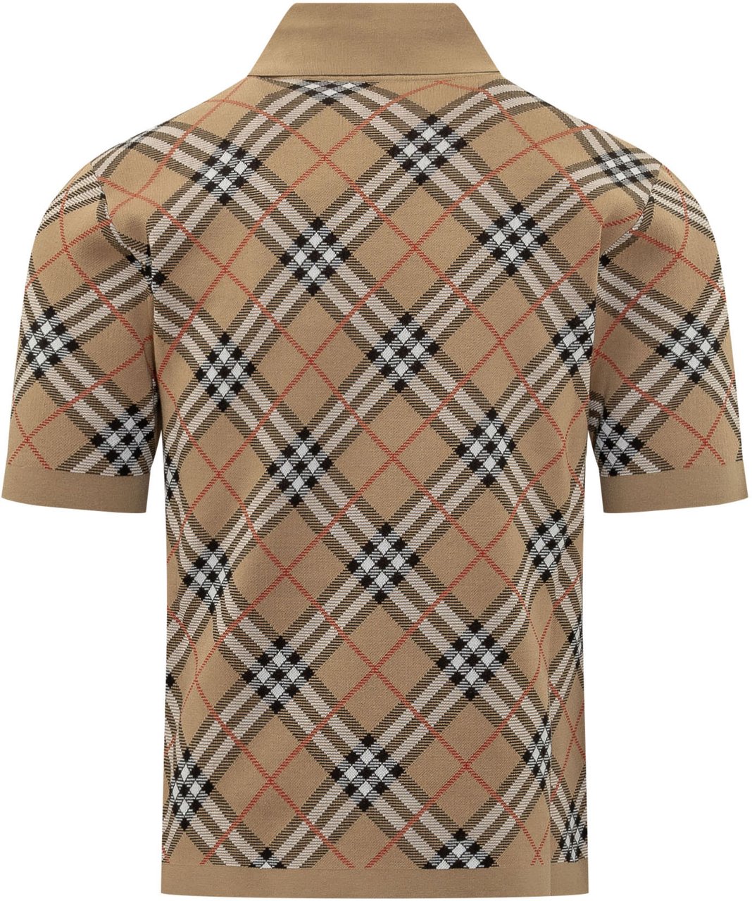 Burberry Marlow Polo a Motivo Check Beige