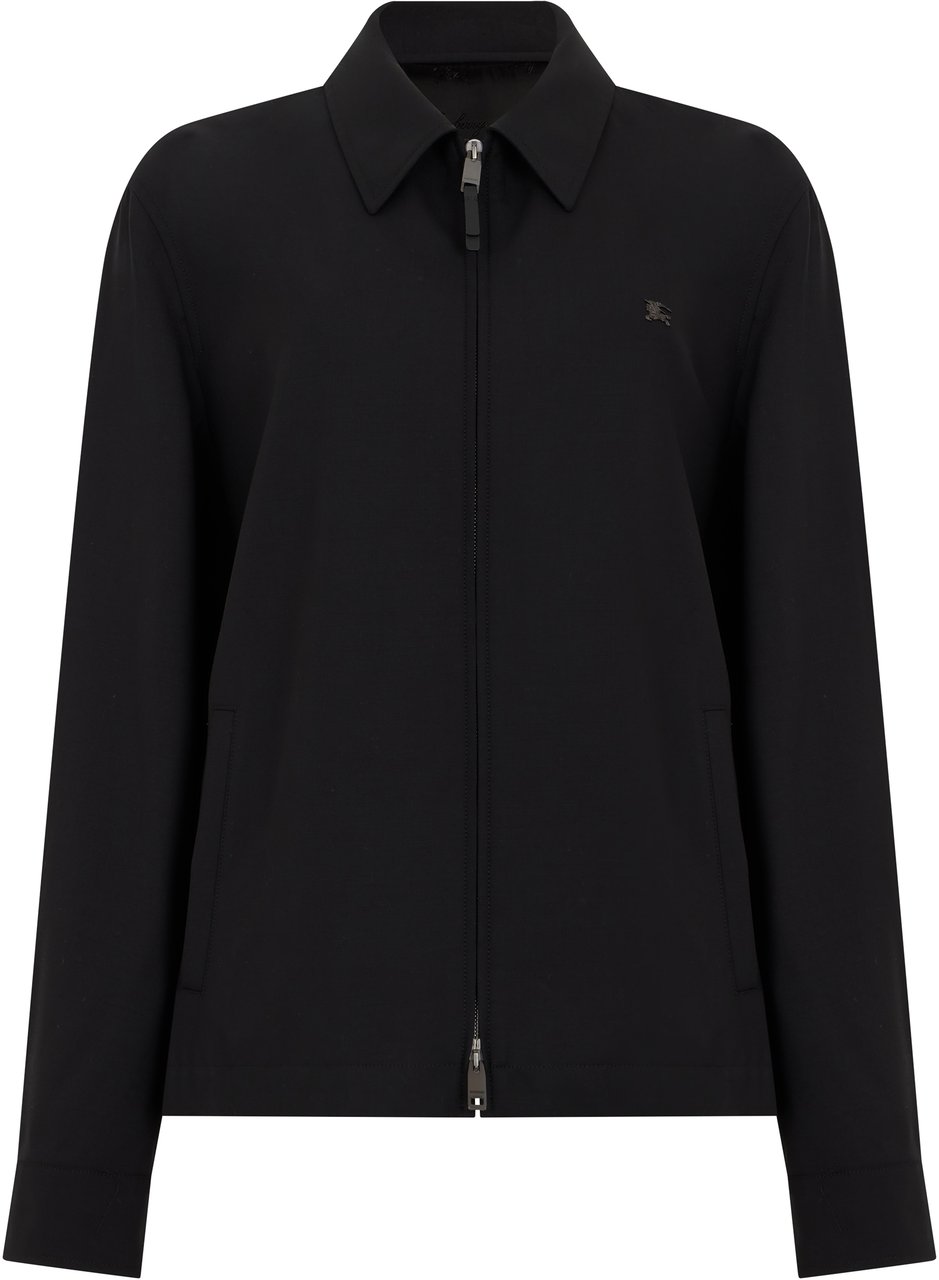 Burberry Jacket with zipper Zwart