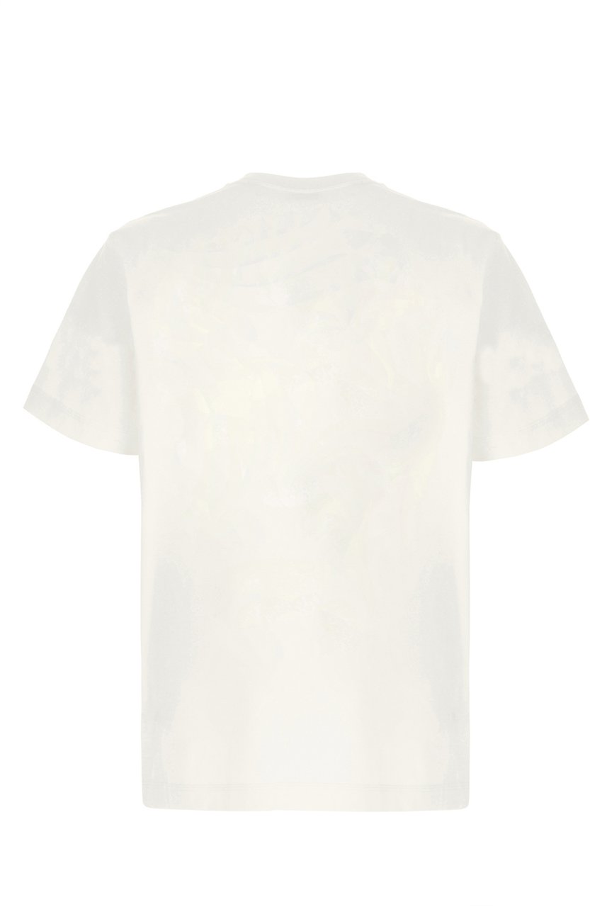 Burberry White cotton t-shirt Wit