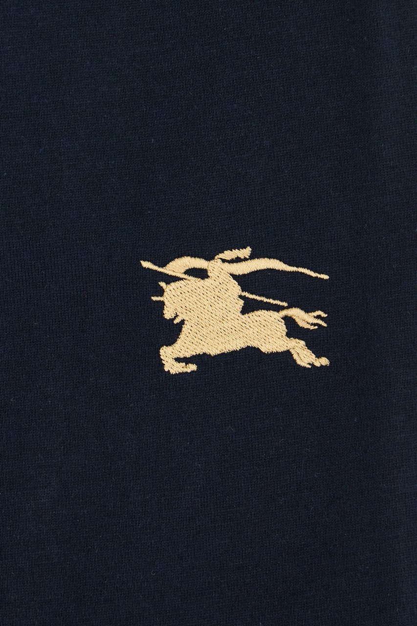 Burberry Blue cotton t-shirt Blauw