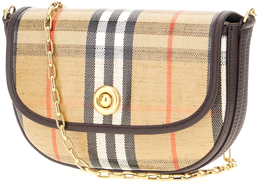 Burberry Printed leather crossbody bag Divers