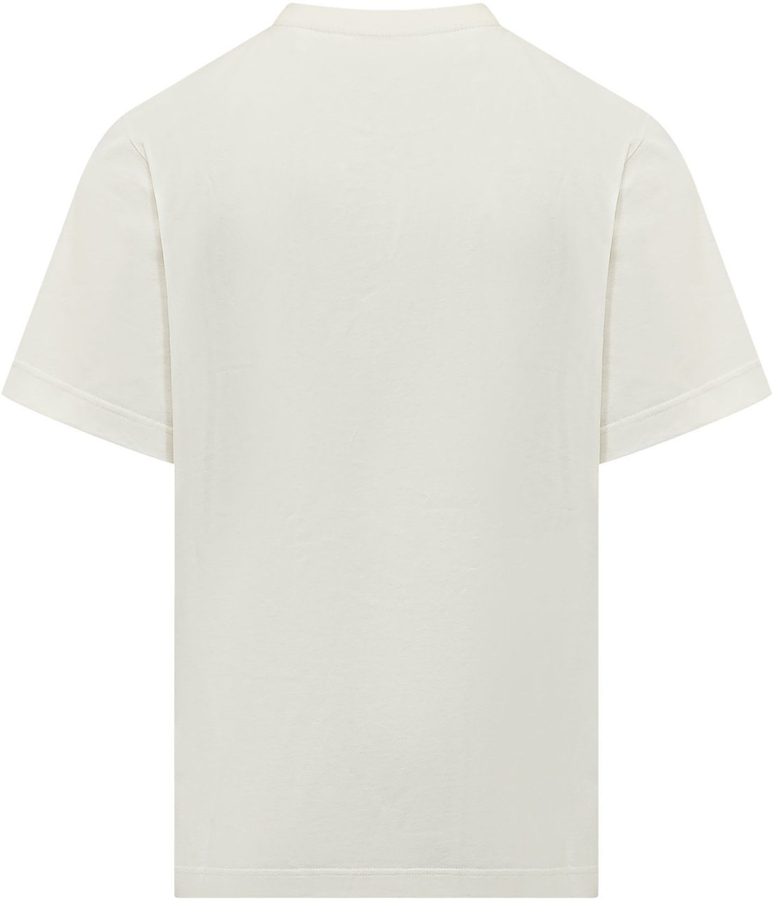 Burberry T-shirt con Patch Ovale Check Wit