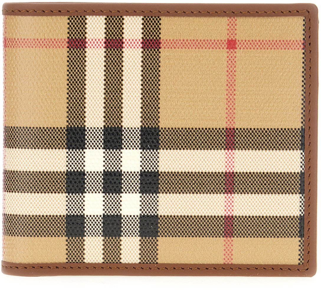 Burberry Printed fabric wallet Divers