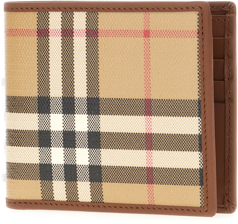 Burberry Printed fabric wallet Divers
