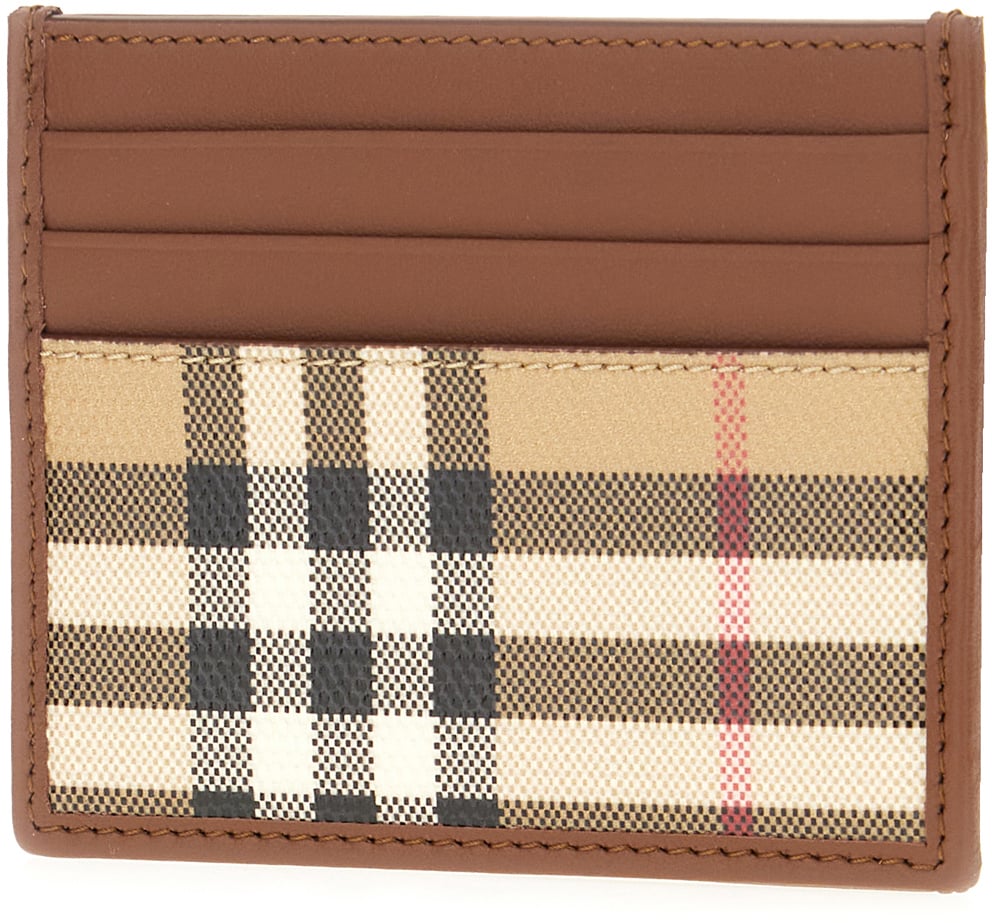 Burberry Printed fabric card holder Divers