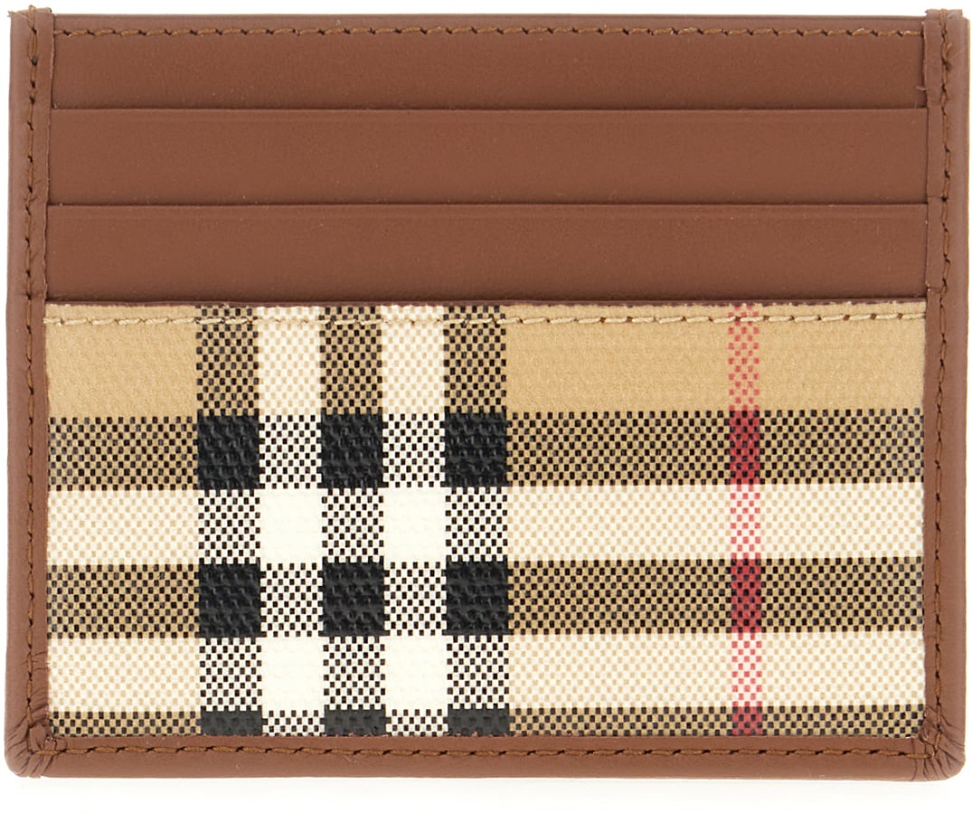 Burberry Printed fabric card holder Divers