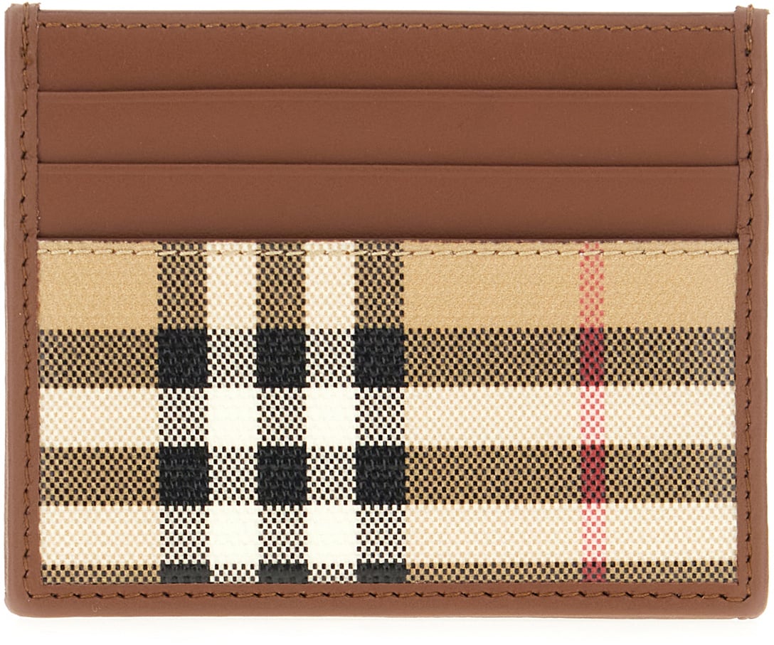 Burberry Printed fabric card holder Divers