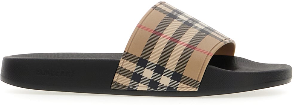 Burberry Printed rubber slippers Divers