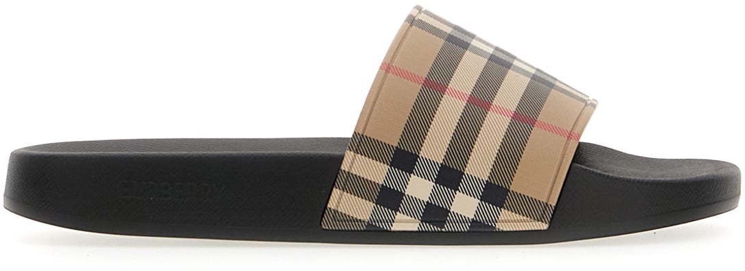 Burberry Printed rubber slippers Divers