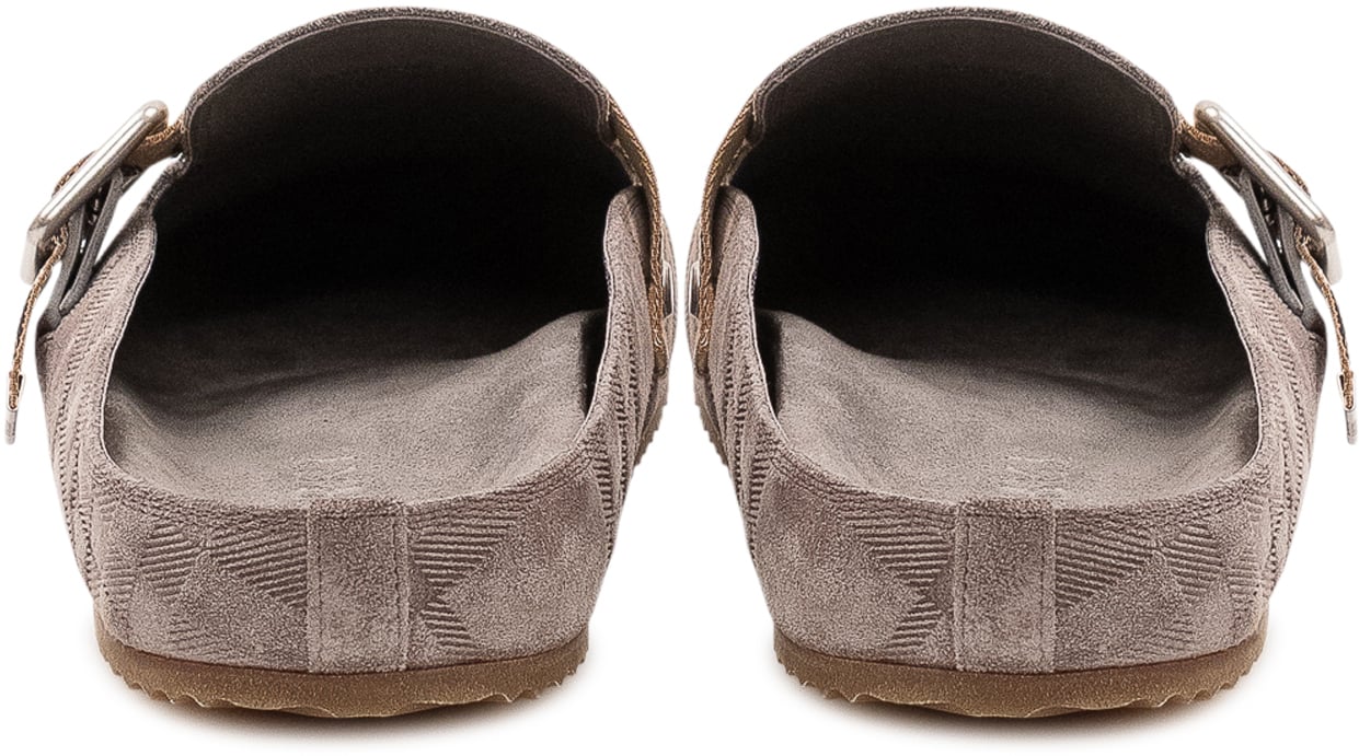 Burberry Sabot Urchin con Fibbia Taupe