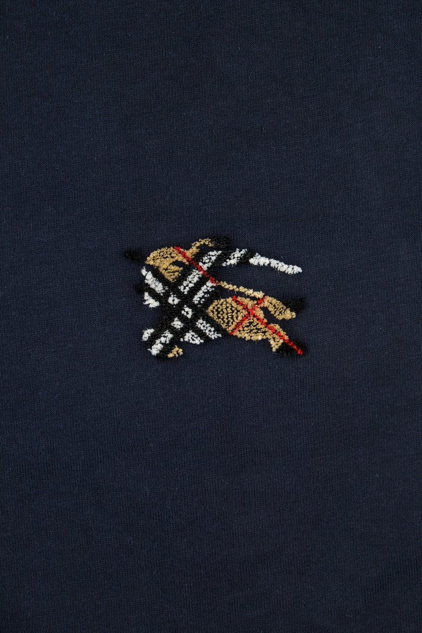 Burberry Midnight blue cotton t-shirt Blauw