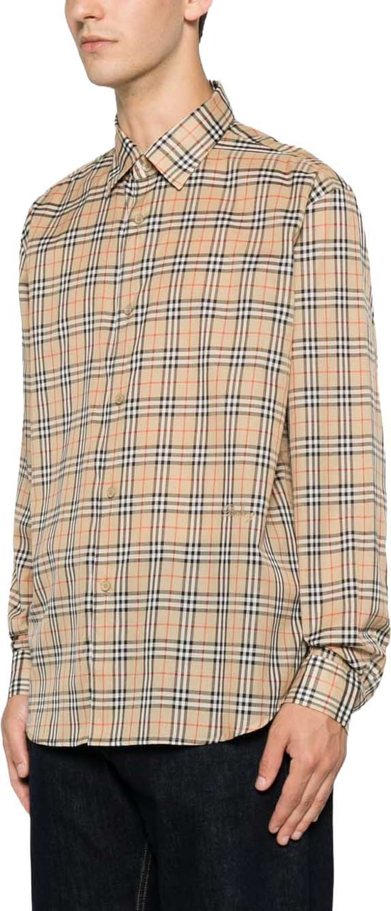 Burberry Shirts Beige Beige