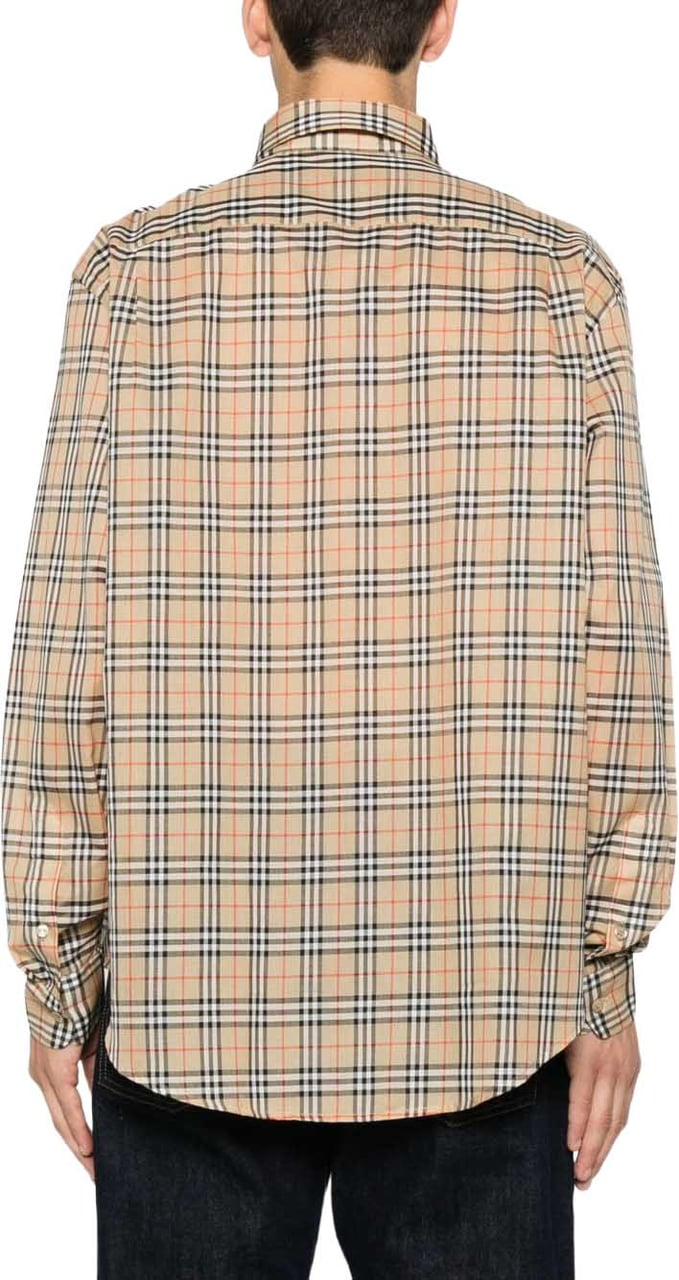 Burberry Shirts Beige Beige
