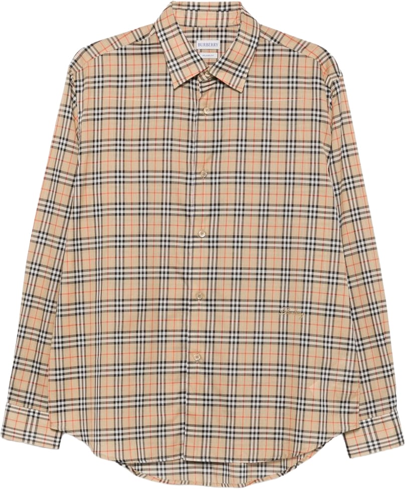 Burberry Shirts Beige Beige