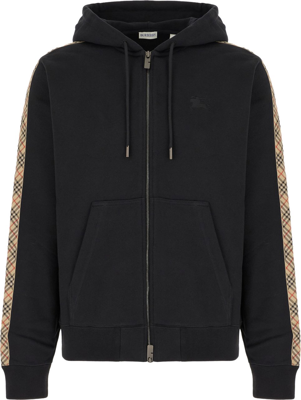 Burberry Black cotton sweatshirt Zwart