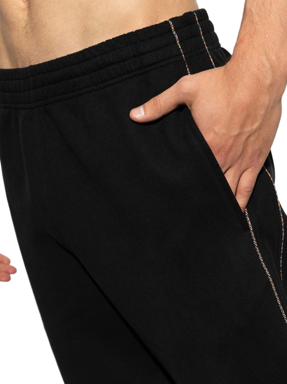 Burberry Trousers Black Zwart