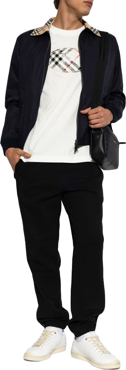 Burberry Trousers Black Zwart
