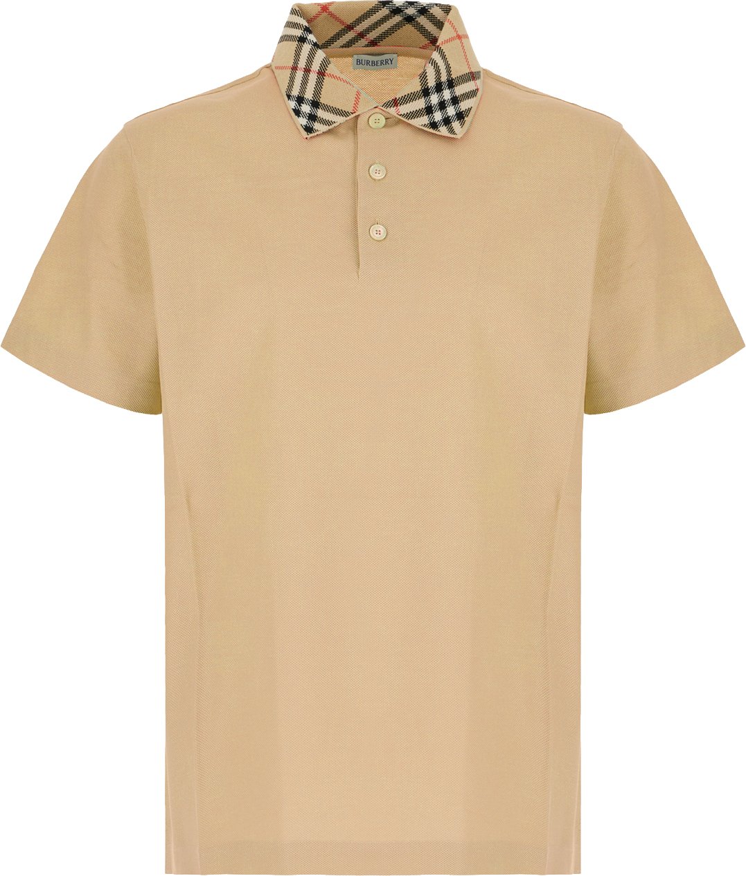 Burberry Beige piquet polo shirt Beige