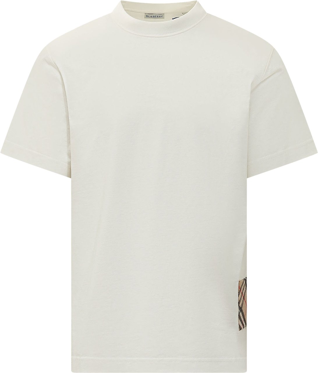 Burberry T-shirt Seth a Maniche Corte Wit