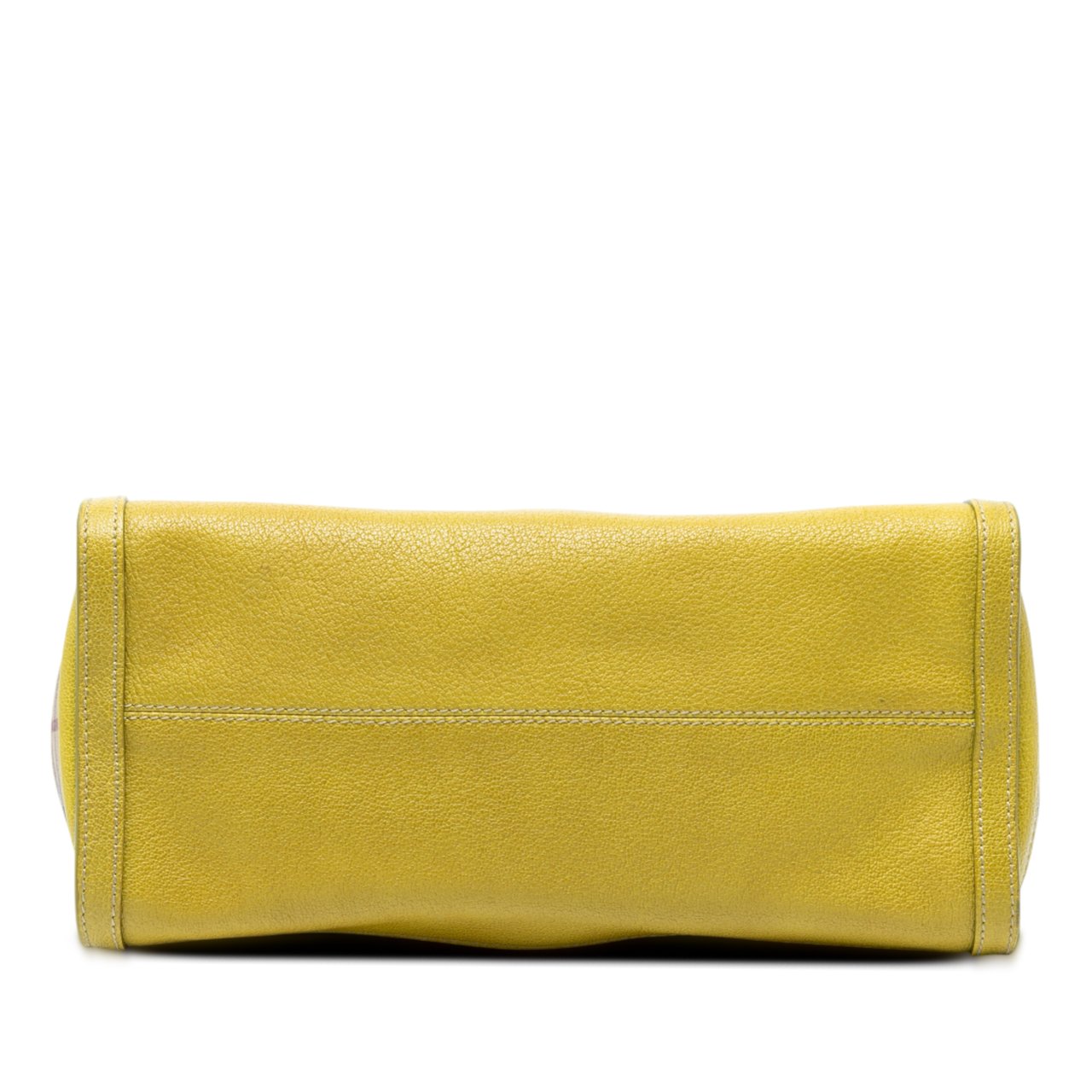 Burberry Haymarket Check Coated Canvas Pilgrim Satchel Bruin