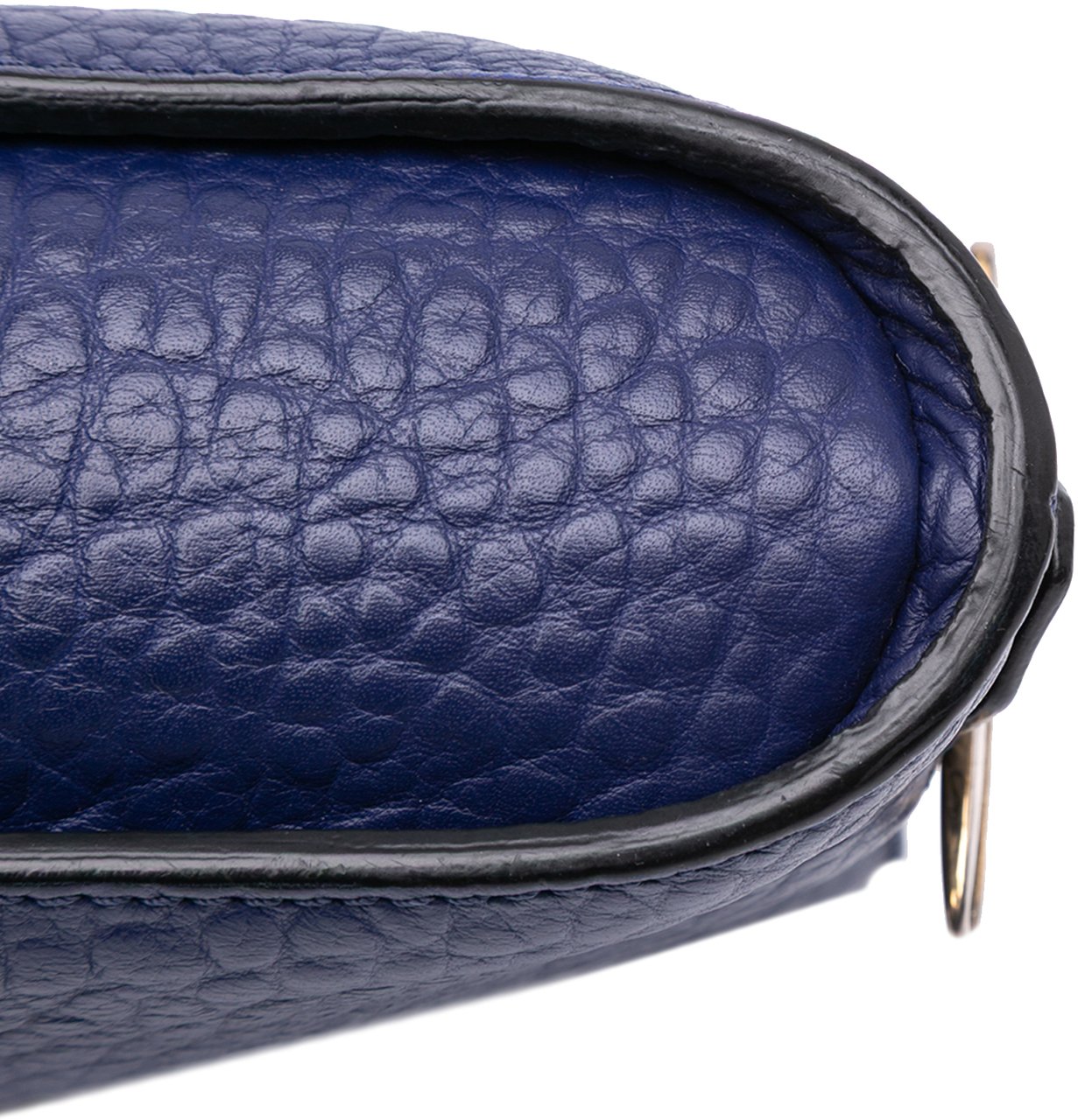 Burberry Leather Harrogate Crossbody Blauw