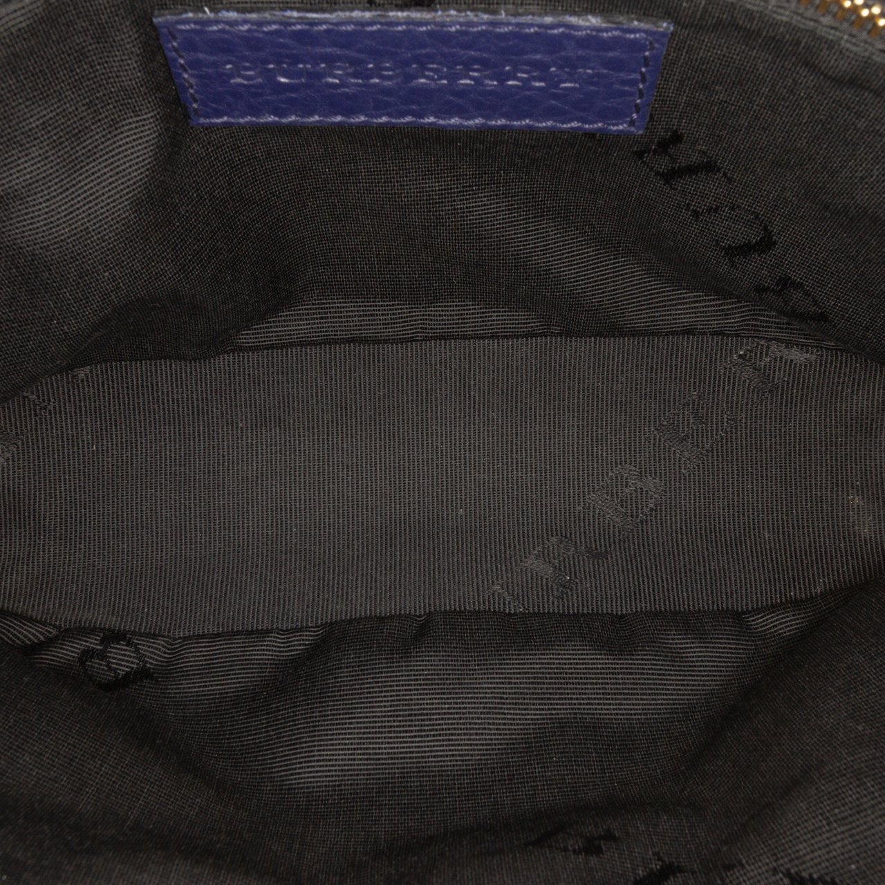 Burberry Leather Harrogate Crossbody Blauw