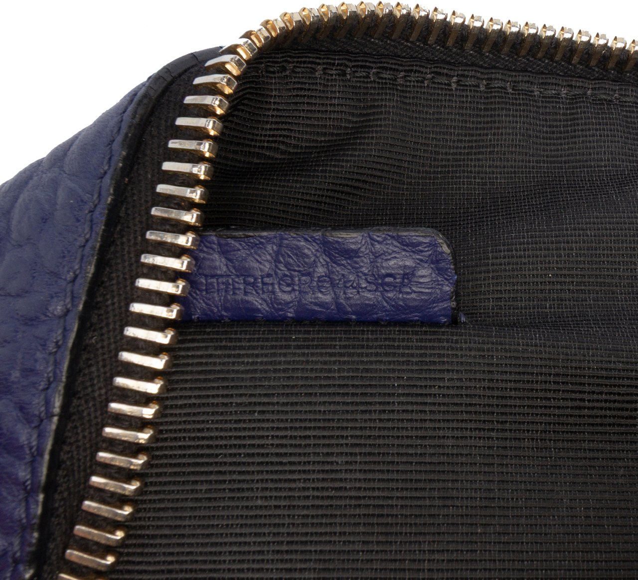 Burberry Leather Harrogate Crossbody Blauw