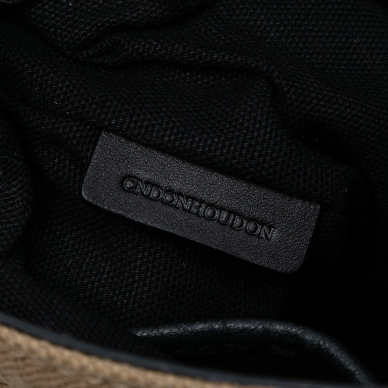 Burberry Mega Check Canvas and Grained Calfskin Gowan Crossbody Bruin