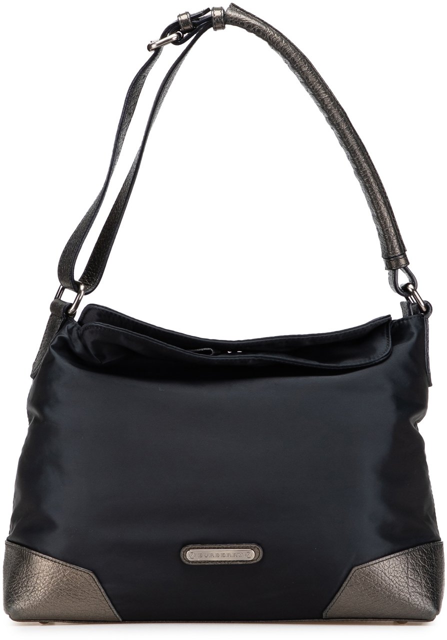 Burberry Nylon Shoulder Bag Zwart