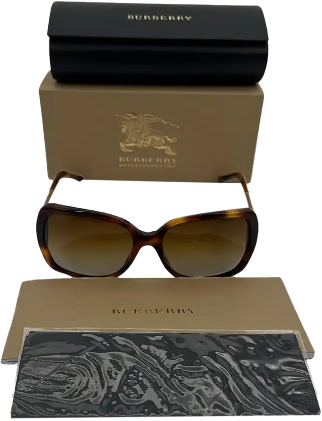 Burberry Burberry Sunglasses B 4160 3316/T5 58-17 135 2P mint condition Zwart