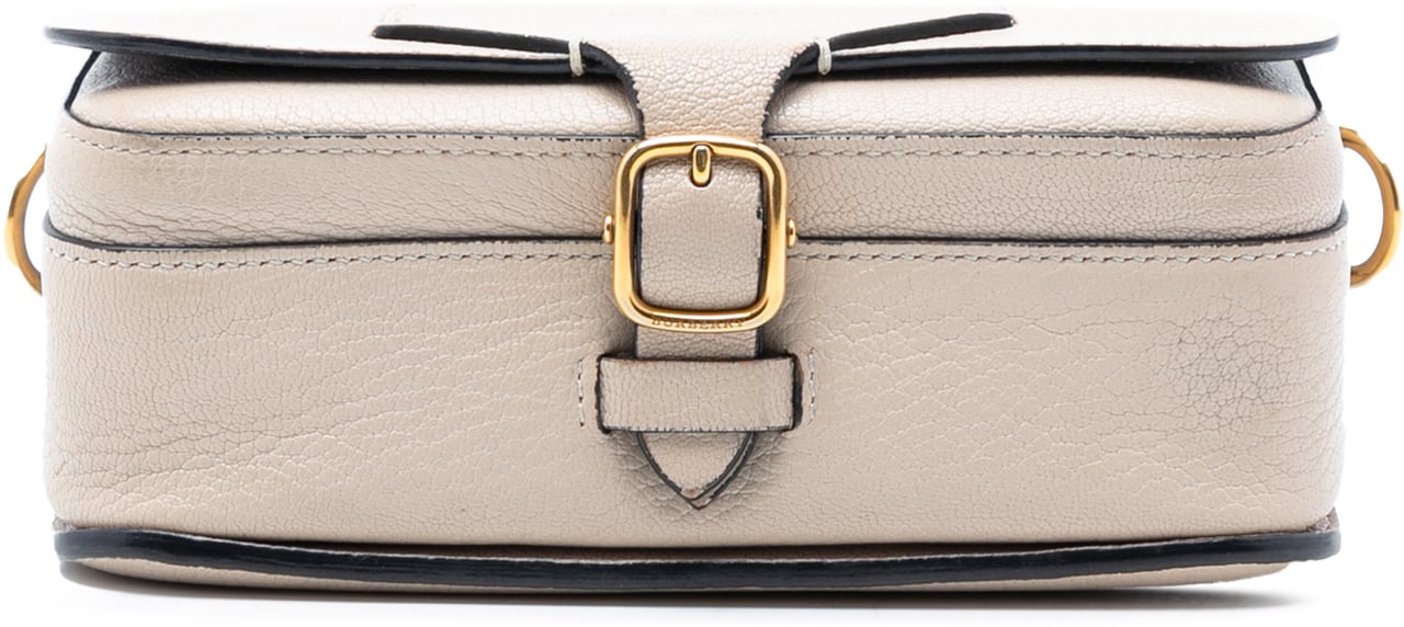 Burberry Leather Bridle Square Crossbody Bruin